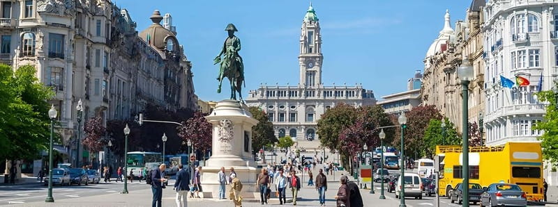 2 hours Porto Walking Tour- Private Service - São Bento Station and Aliados Avenue: Porto’s public face