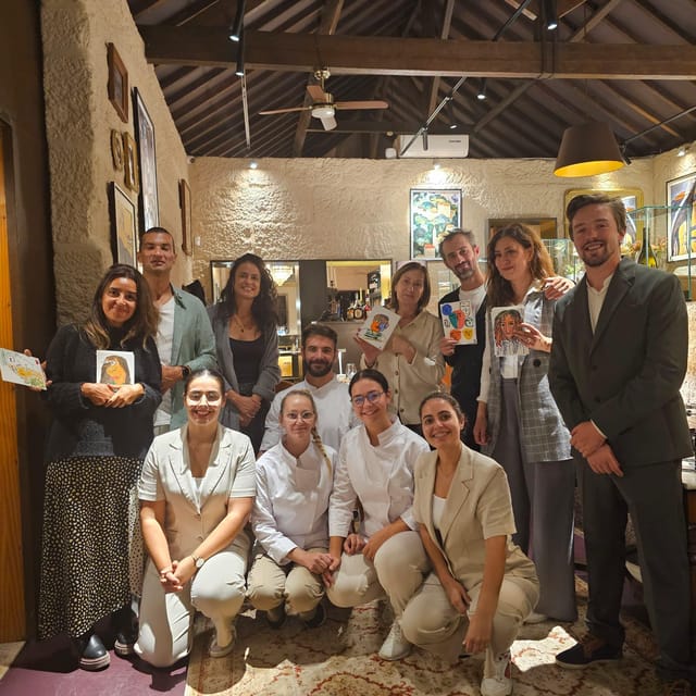 AMARANTE: Painting & Wine Tasting - make your onw art piece - Where this experience happens: Pena rural history cuisine in Amarante