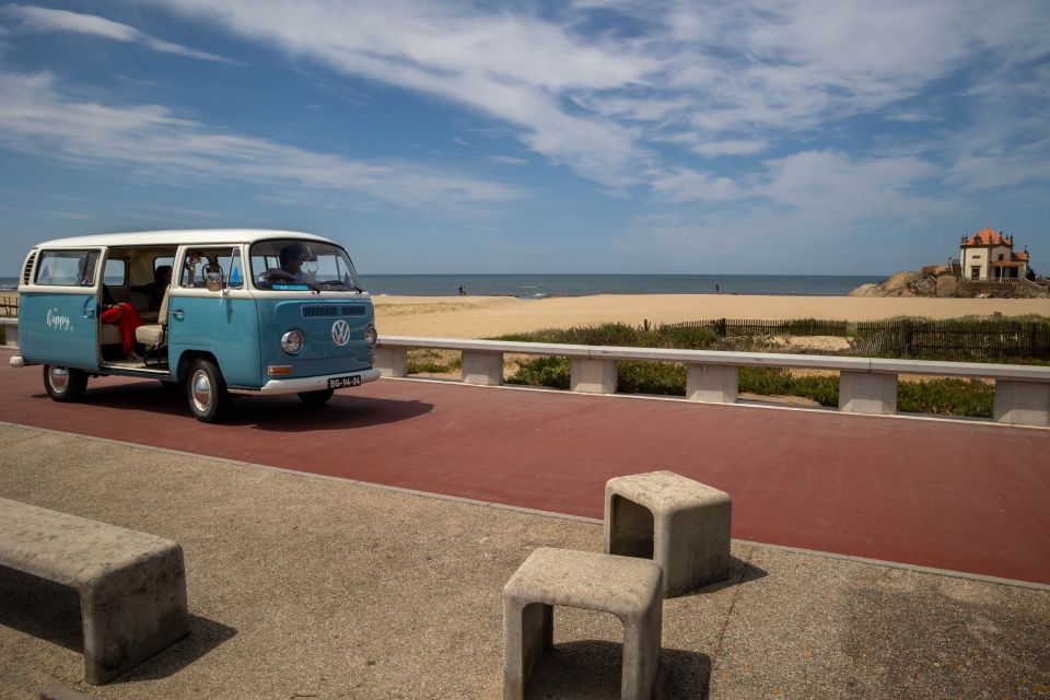 Best views to Porto from Gaia. VW Kombi tour with cocktail - Senhor da Pedra: the golden-key finale on the rock