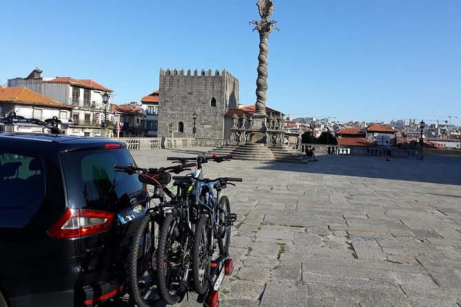 Bicycle rental in Porto for the Santiago de Compostela Road - The bike setup: 29-inch comfort, hydraulic brakes, and 2x20L luggage