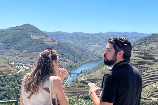 Douro Valley Wine Tour with Tastings, Boat Ride & Lunch - Pinhão river boat ride: terraces at water level