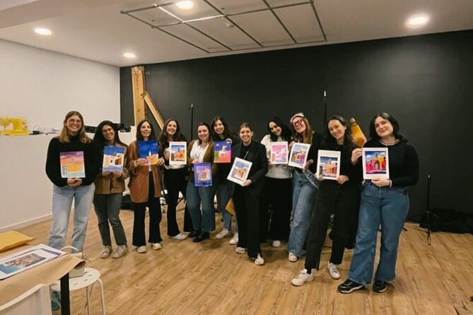 Downtown Porto Acrylic Painting Workshop for Groups or Individual - Key things to know before you go
