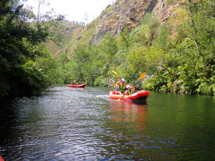 From Porto: Paiva River Canoe Rafting Adventure Tour - The rapids and optional jumps: how to approach the adrenaline