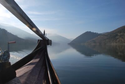 Pinhão: Private Rabelo Boat Tour along the River Douro - That Eiffel-style iron bridge: first views, fast