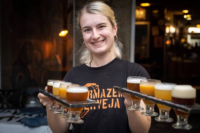 Porto: Craft Beer Tasting Tour with Local Snacks - Taproom pairing: 2 national beers with grilled chouriço and bread