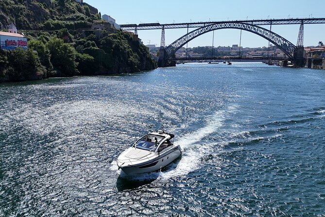 Porto: Private Yacht Experience with Local Wines & Snacks - Arrábida Bridge under Edgar Cardoso: engineering meets “wow, that’s close”