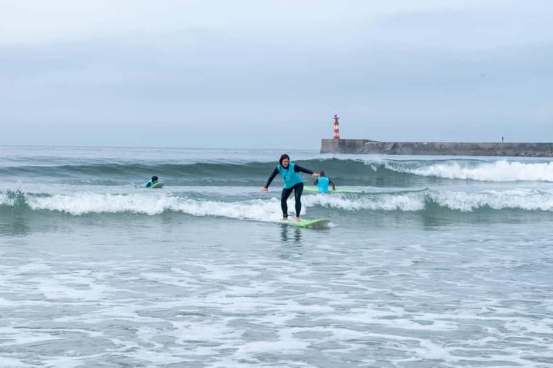 Porto: Surf Lesson with Transportation at Ocean Origin - Location choice: Praia de Azurara and the point of “away from crowds”
