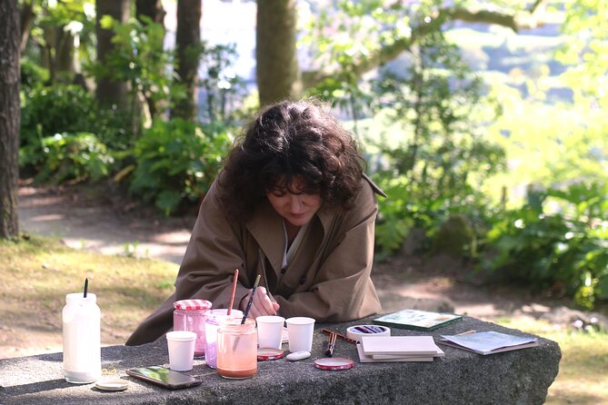 Porto Tile Painting Workshop in artist studio - Beginner-Friendly Start: Tracing Stencils Without Killing Your Creativity
