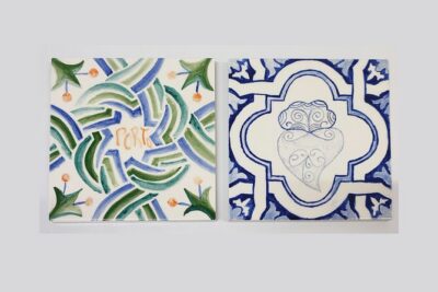 Porto Tile Painting Workshop in artist studio - What You Learn in Two Hours: Portuguese Tile Styles and Design Basics