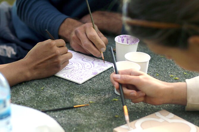 Porto Tile Painting Workshop in artist studio - From Studio to Your Home: Pickup Timing and Shipping Reality