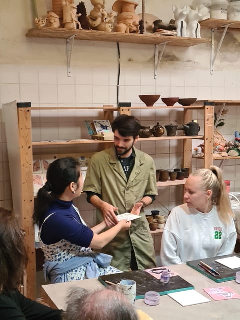Porto: Tile Painting Workshop with Tea and Port Wine - From Campanhã station to a working tile atelier