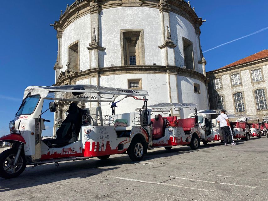 Porto: Tuk tuk Tours with Port Wine Tasting - Price value for a private group up to 3 people