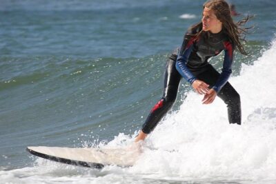 Self-guided tour Bike + Surf - Stop 2: Matosinhos Beach Surf Lesson That Actually Gets You On the Board