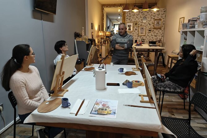 Small Painting Group with a Local Artist in Porto - A Porto painting class built for real beginners (and busy schedules)