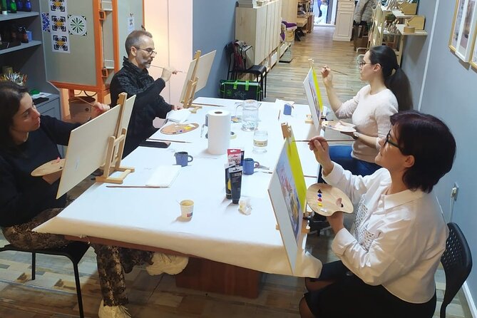 Small Painting Group with a Local Artist in Porto - Your 2.5-hour flow: what you’ll do during the acrylic session