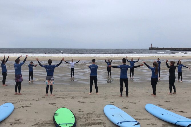Surf Lessons in Porto with transfer at Porto Surf School - Timing in Porto: 9:30 Start, Half-Day Rhythm