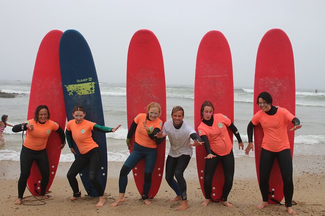Surfing Lesson | Porto: Small Group Surf Lesson with Transportation - Equipment and Wetsuit Fit: You Provide the Body, They Handle the Gear